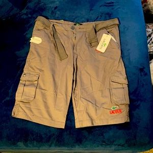 Lacoste  gray shorts new with tags
